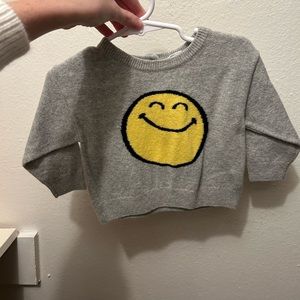 NWOT - Gap Boys Smiley World Collab Sweater (6-12m)